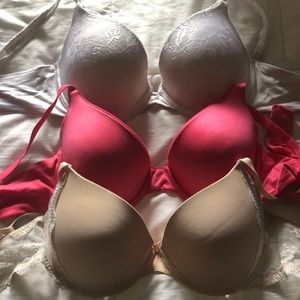 Three bras